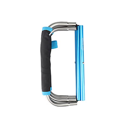 EXHUMKY Klappbarer Campinghocker Faltbarer Tragbarer Hocker Kleiner Praktischer Klappstuhl Für Outdoor-aktivitäten Reisen Und Garten Robust Und Platzsparend von EXHUMKY