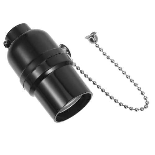 EXHUMKY Pull Chain Lampenfassung mit Zugkette Vintage Wandleuchte und Deckenleuchte Vielseitig Einsetzbar Installieren Lösung für Defekte Lampen Zufällige Farbe Zufällige Farbe von EXHUMKY