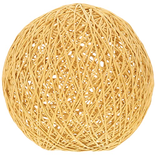 EXHUMKY Rattan Lampenschirm Hängelampe für Schlafzimmer und Wohnzimmer Einzigartiger Lichtschutz Installieren eine Entspannende für Bars und Restaurants EXHUMKY Rattan Lampenschirm Hängelampe für Schlafzimmer und Wohnzimmer Einzigartiger Lichtschutz Installieren eine Entspannende für Bars und Restaurants von EXHUMKY