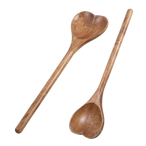 EXHUMKY Set Mit Honiglöffeln Und Rührlöffeln Aus Holz Herzförmige Holzlöffel Für Die Küche Wiederverwendbar Und EXHUMKY Set Mit Honiglöffeln Und Rührlöffeln Aus Holz Herzförmige Holzlöffel Für Die Küche Wiederverwendbar Und von EXHUMKY
