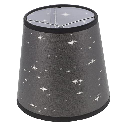 EXHUMKY Standlampenschirm für Deckenlampe Moderner Stofflampenschirm im Sternenhimmel Design als Ersatz für Wohnzimmer Schlafzimmer und Schützt vor und Verleiht Ihrem Wärme von EXHUMKY