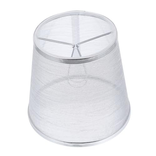 EXHUMKY Transparenter Lampenschirm aus Stoff mit Silbernem Clip Einfacher Lampenabdeckung Staubdichter Kerzenlampenschirm Dekorativer Lampenschirm für Pendelleuchte und Tischlampe EXHUMKY Transparenter Lampenschirm aus Stoff mit Silbernem Clip Einfacher Lampenabdeckung Staubdichter Kerzenlampenschirm Dekorativer Lampenschirm für Pendelleuchte und Tischlampe von EXHUMKY