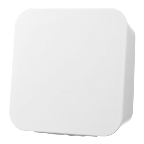 EXHUMKY Wandmontierte Aufbewahrungsbox aus Kunststoff für Badezimmer Selbstklebend Multifunktionale Organizer Kasten zur Wandmontage für Kosmetik und Haushaltsgegenstände von EXHUMKY