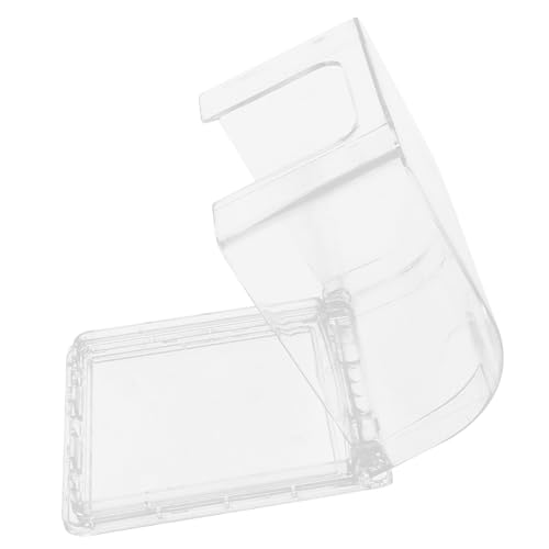 EXHUMKY Wasserdichte Steckdosenabdeckung für Außenbereich Wetterfester Steckerbehälter Langlebigem Transparentes Design für Einfachen Zugang für Badezimmer von EXHUMKY