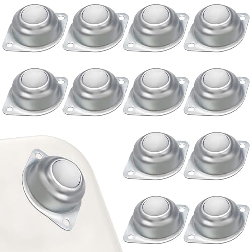 12 Stück Kugelrollen für Möbel, Nylon Möbelrollen Flach Ball Roller, Kugellager Kugelrollen Schwerlast, Möbel Kugelrollen, Mini Rollen für Möbel, Kugelrollen Möbelrollen für Möbel Förderrolle 12 Stück Kugelrollen für Möbel, Nylon Möbelrollen Flach Ball Roller, Kugellager Kugelrollen Schwerlast, Möbel Kugelrollen, Mini Rollen für Möbel, Kugelrollen Möbelrollen für Möbel Förderrolle von EXIN DECHEN