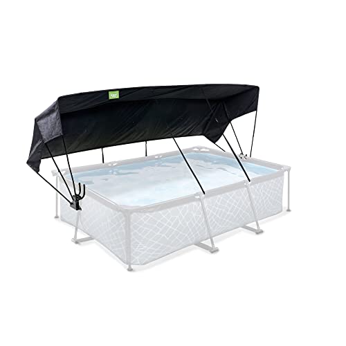 EXIT Toys Pool-Sonnensegel - Universal - Schützt vor UV-Strahlung - Einfach zu öffnen und zu schließen - Leichtgewichtig und wasserabweisend - Für Schwimmbäder - 220x150cm von EXIT TOYS