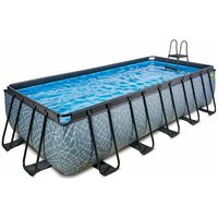 EXIT Stone Pool 540x250x122cm mit Sandfilterpumpe - grau EXIT Stone Pool 540x250x122cm mit Sandfilterpumpe - grau von EXIT TOYS