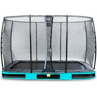 Exit Elegant Inground-Trampolin 244x427cm mit Economy Sicherheitsnetz - blau von EXIT TOYS