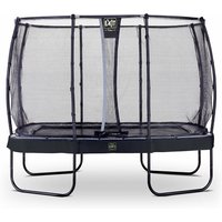 Exit Elegant Premium Trampolin 214x366cm mit Deluxe Sicherheitsnetz - schwarz von EXIT TOYS