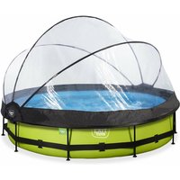 EXIT Lime Pool ø360x76cm mit Filterpumpe und Abdeckung - grün EXIT Lime Pool ø360x76cm mit Filterpumpe und Abdeckung - grün von EXIT TOYS