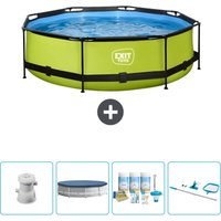Exit Toys - exit Runder Pool mit Kalkrahmen – 300 x 76 cm – Inklusive Zubehör CB21 Exit Toys - exit Runder Pool mit Kalkrahmen – 300 x 76 cm – Inklusive Zubehör CB21 von EXIT TOYS
