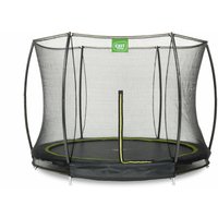 Exit Silhouette Bodentrampolin ø305cm mit Sicherheitsnetz - schwarz von EXIT TOYS