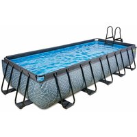 EXIT Stone Pool 540x250x100cm mit Filterpumpe - grau von EXIT TOYS