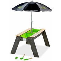 Exit Aksent Sand- und Wassertisch mit Sonnenschirm und Gartenwerkzeugen von EXIT TOYS