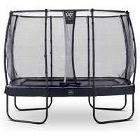 Exit Toys - exit Elegant Premium Trampolin 214x366cm mit Deluxe Sicherheitsnetz - schwarz von EXIT TOYS