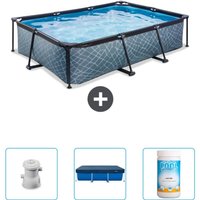 Exit Toys - exit Rechteckiges Steinrahmen-Schwimmbecken – 300 x 200 x 65 cm – Inklusive Zubehör CB75 Exit Toys - exit Rechteckiges Steinrahmen-Schwimmbecken – 300 x 200 x 65 cm – Inklusive Zubehör CB75 von EXIT TOYS