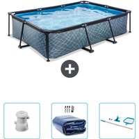 Exit Toys - exit Rechteckiges Steinrahmen-Schwimmbecken – 300 x 200 x 65 cm – Inklusive Zubehör CB78 Exit Toys - exit Rechteckiges Steinrahmen-Schwimmbecken – 300 x 200 x 65 cm – Inklusive Zubehör CB78 von EXIT TOYS