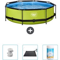 Exit Toys - exit Runder Pool mit Kalkrahmen – 300 x 76 cm – Inklusive Zubehör CB92 Exit Toys - exit Runder Pool mit Kalkrahmen – 300 x 76 cm – Inklusive Zubehör CB92 von EXIT TOYS