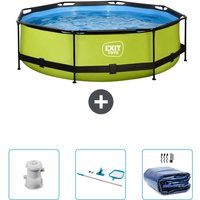 Exit Runder Pool mit Kalkrahmen – 300 x 76 cm – Inklusive Zubehör CB93 Exit Runder Pool mit Kalkrahmen – 300 x 76 cm – Inklusive Zubehör CB93 von EXIT TOYS