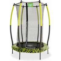 Exit Tiggy junior Trampolin mit Sicherheitsnetz ø140cm - schwarz/grün von EXIT TOYS