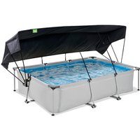 EXIT Toys Pool, BxH: 251 x 159 cm, mit Kartuschenfilteranlage - grau von EXIT Toys