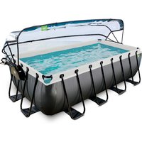 EXIT Toys Pool »Black Leather Pools«, Breite: 250 cm, 7020 l, schwarz von EXIT Toys