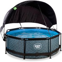 EXIT Toys Pool »Stone Pools«, Ø: 264 cm, 2780 l, grau von EXIT Toys