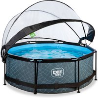 EXIT Toys Pool »Stone Pools«, Ø: 264 cm, 2780 l, grau von EXIT Toys