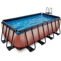 EXIT Toys Pool »Wood Pools«, Breite: 253 cm, 8870 l, braun von EXIT Toys