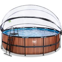 EXIT Toys Pool »Wood Pools«, Ø: 508 cm, 19330 l, braun von EXIT Toys