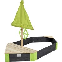 EXIT Toys Sandkasten, BxL: 90 cm x 190 cm, Zedernholz grau von EXIT Toys