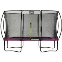 EXIT Toys Trampolin »EXIT Silhouette«, 244  x 366 cm, max. Belastung: 120 kg, inkl. Sicherheitsnetz - rosa von EXIT Toys