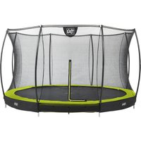 EXIT Toys Trampolin »EXIT Silhouette«, Ø 427 cm, max. Belastung: 120 kg, inkl. Sicherheitsnetz - gruen von EXIT Toys