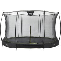 EXIT Toys Trampolin »EXIT Silhouette«, Ø 427 cm, max. Belastung: 50 kg, inkl. Sicherheitsnetz - schwarz von EXIT Toys