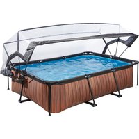 EXIT Framepool, (Set, 3 tlg.), BxLxH: 150x220x65 cm, mit Kartuschenfilter und Abdeckung von EXIT