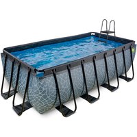 EXIT Framepool, (Set, 3 tlg.), BxLxH: 200x400x122 cm, mit Sandfilteranlage und Leiter von EXIT
