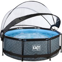 EXIT Framepool "inkl. multifunktionaler Abdeckung" ØxH: 244x76 cm, mit Kartuschenfilter und Abdeckung von EXIT
