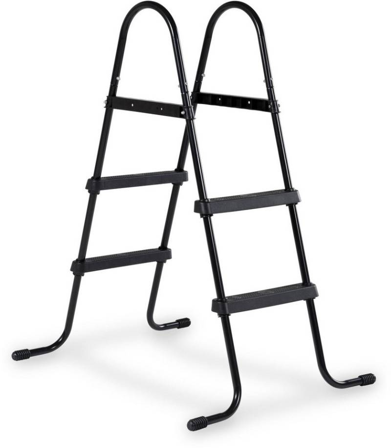 EXIT Poolleiter für Rahmenhöhen 60-90 cm, schwarz, mit Anti-Rutsch-Sprossen von EXIT