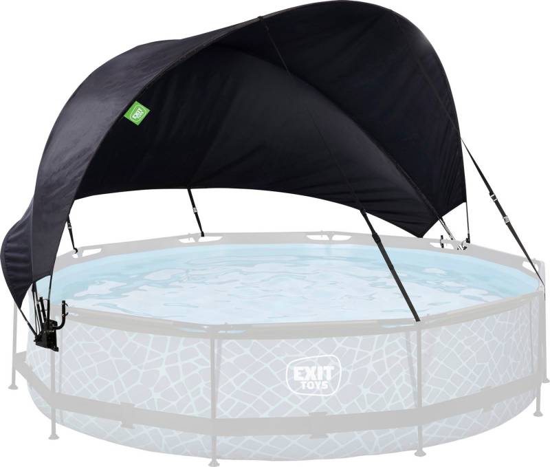 EXIT Poolverdeck Sonnensegel, spendet Schatten beim Baden in der Sommerhitze von EXIT