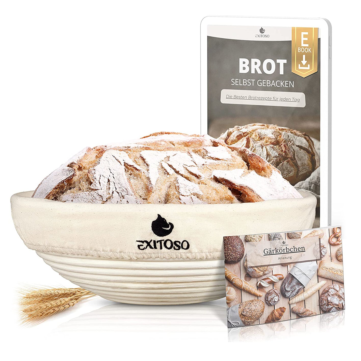Gärkörbchen zum Brotbacken - Ø 25cm Gärkörbchen zum Brotbacken - Ø 25cm von EXITOSO