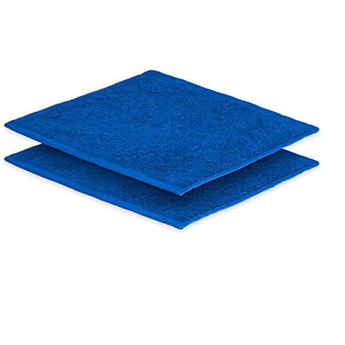 EXKLUSIV HEIMTEXTIL 2X Seiftuch 30 x30 cm Royalblau 500 g von EXKLUSIV HEIMTEXTIL