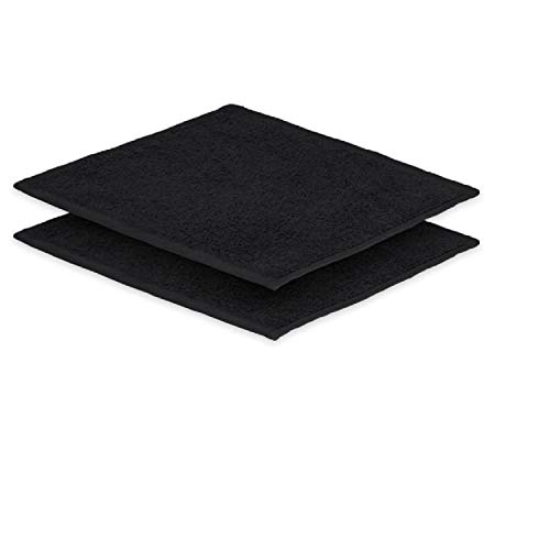 EXKLUSIV HEIMTEXTIL 2X Seiftuch 30 x30 cm Schwarz 500 g von EXKLUSIV HEIMTEXTIL