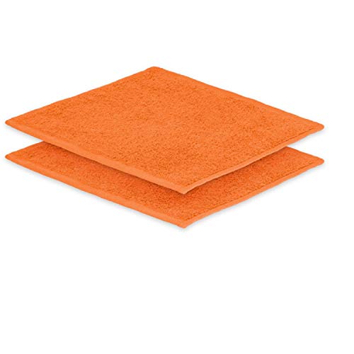 EXKLUSIV HEIMTEXTIL 2X Seiftuch 30 x30 cm Terrakotta 500 g von EXKLUSIV HEIMTEXTIL