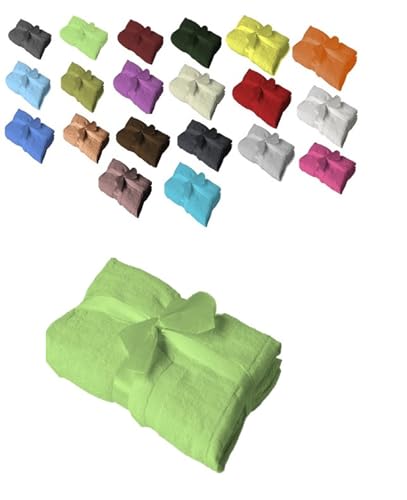 EXKLUSIV HEIMTEXTIL Badvorleger 1 Stück 50 x 80 cm Apfelgrün von EXKLUSIV HEIMTEXTIL