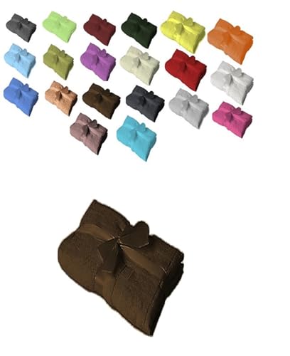 EXKLUSIV HEIMTEXTIL Badvorleger 1 Stück 50 x 80 cm Schokobraun von EXKLUSIV HEIMTEXTIL