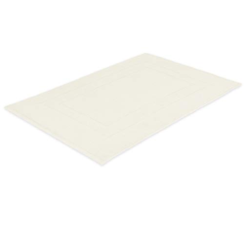 EXKLUSIV HEIMTEXTIL Frottier Handtücher Badvorleger 50 x 80 cm Naturweiß 700 g von EXKLUSIV HEIMTEXTIL