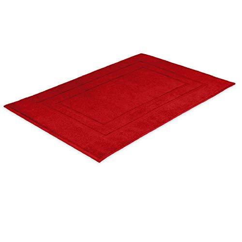 EXKLUSIV HEIMTEXTIL Frottier Handtücher Badvorleger 50 x 80 cm Rot 700 g von EXKLUSIV HEIMTEXTIL