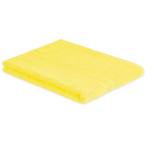 EXKLUSIV HEIMTEXTIL Frottier Handtücher Duschtuch 70 x 140 cm Gelb 500 g von EXKLUSIV HEIMTEXTIL