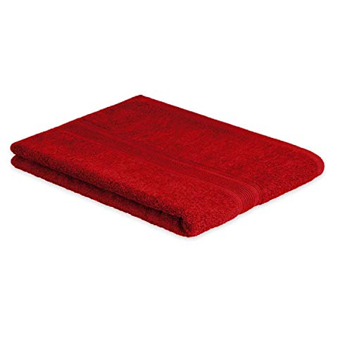 EXKLUSIV HEIMTEXTIL Frottier Handtücher Duschtuch 70 x 140 cm Rot 500 g von EXKLUSIV HEIMTEXTIL