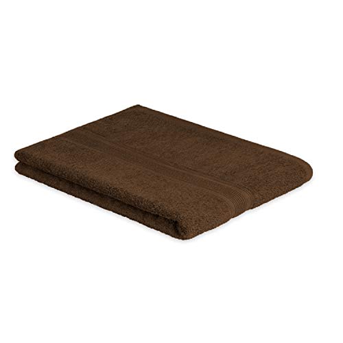 EXKLUSIV HEIMTEXTIL Frottier Handtücher Duschtuch 70 x 140 cm Schokobraun 500 g von EXKLUSIV HEIMTEXTIL